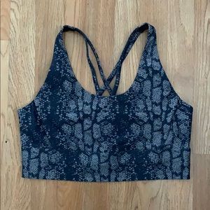 Soulcycle long line strappy bra